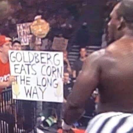 Wrestling in the late 90’s brought out the best insult signs.