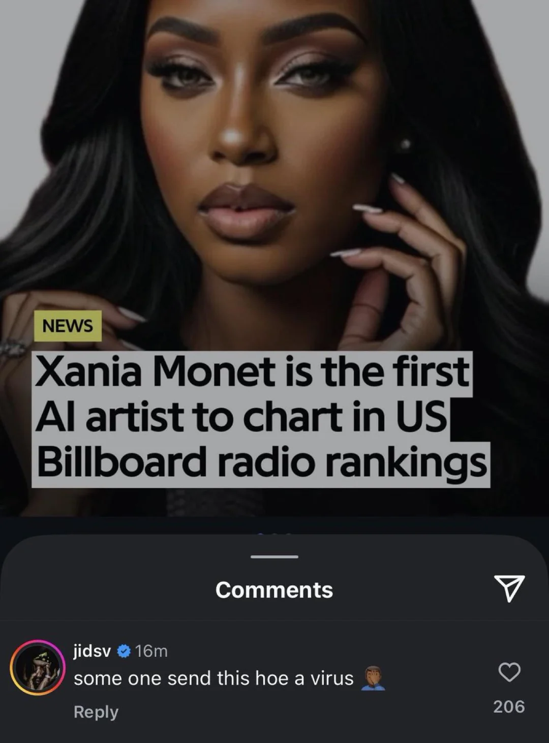 Can't be a hateful insult if the person isn't real, huh?