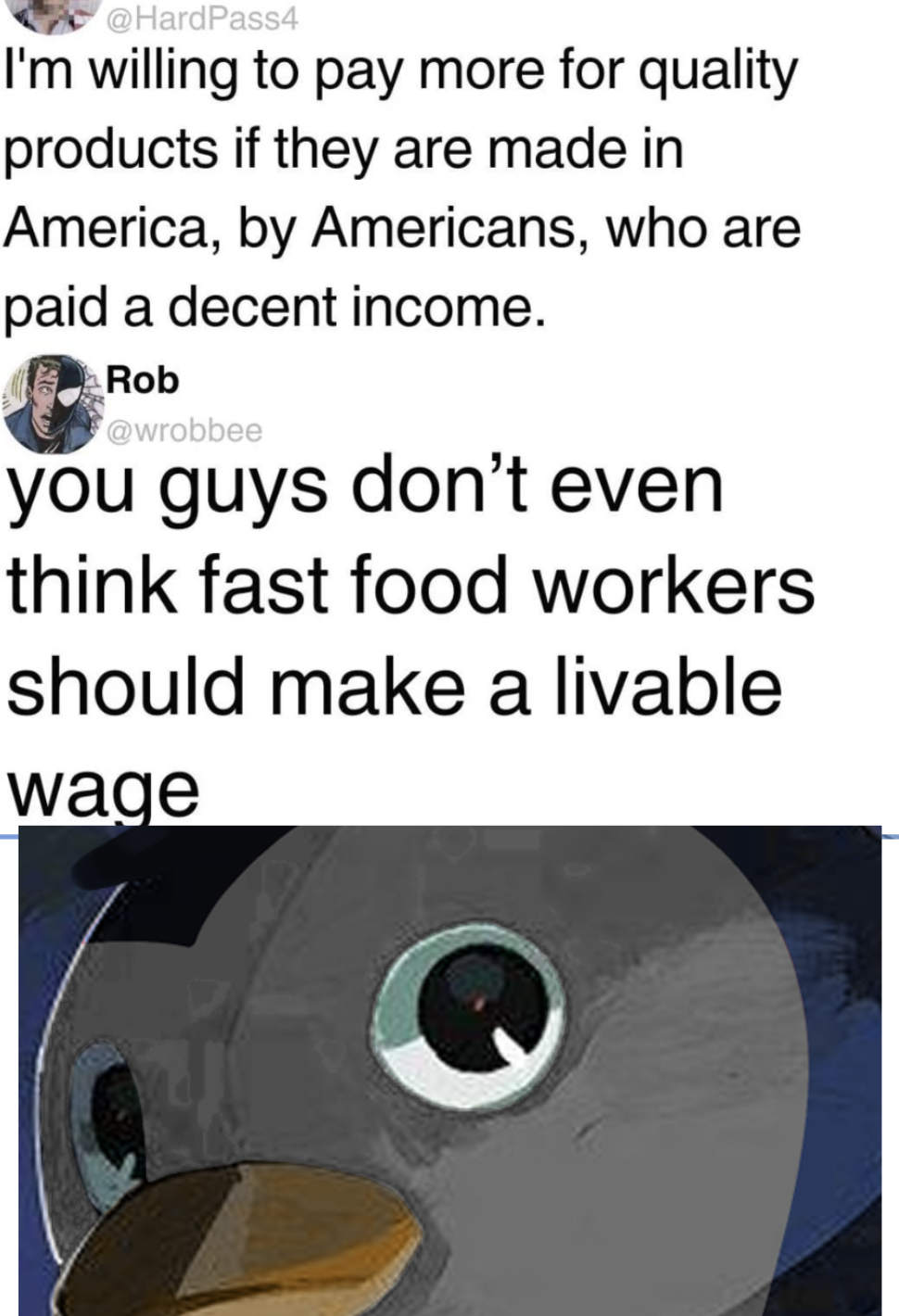 would he pay a dollar more for a burger tho?