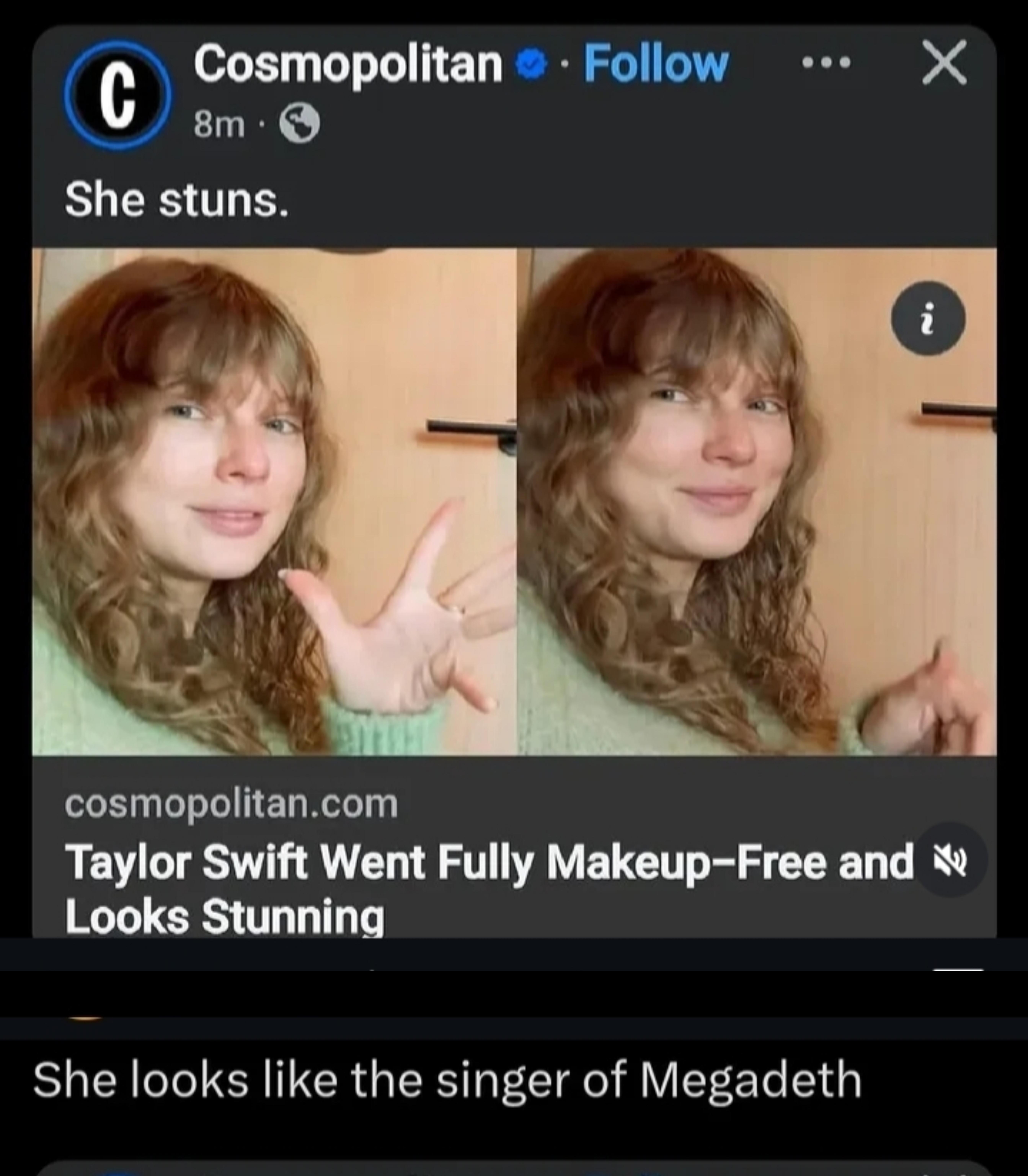 She looks like the lead singer...