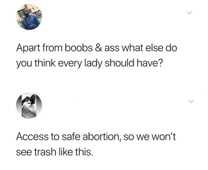 She took out the trash.