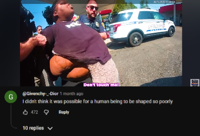 She got arrested over a pizza btw