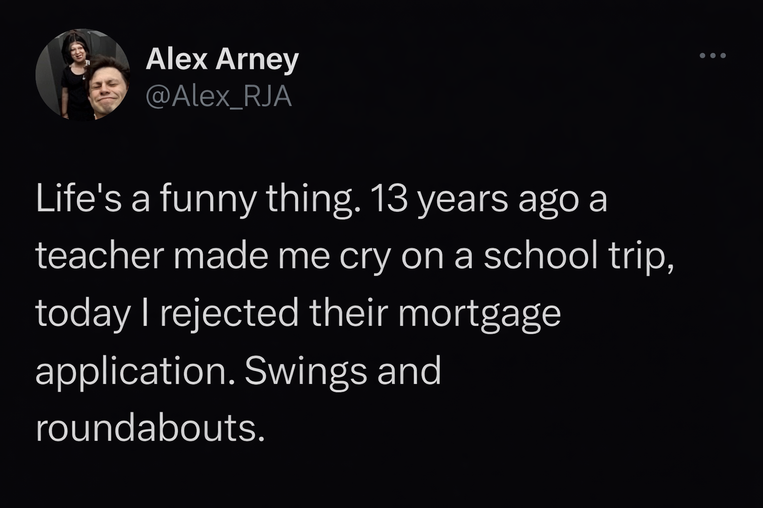 Insults are not always said by words