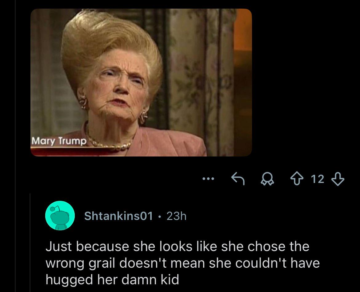 She chose . . . poorly.