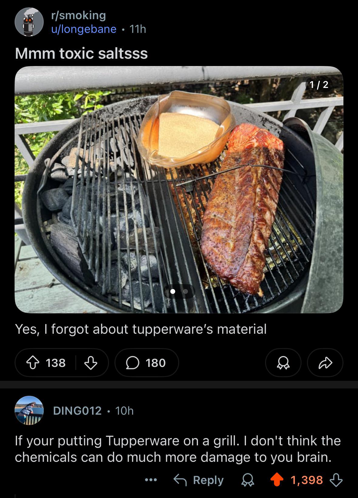 Smoked salt insult
