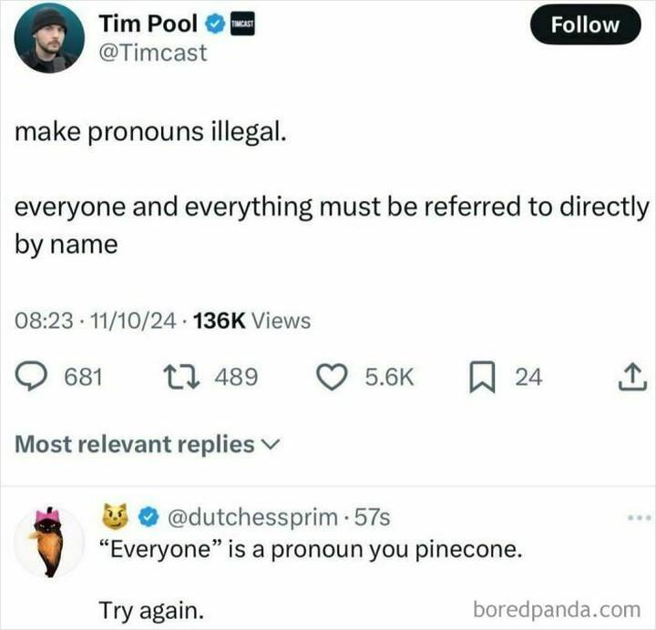 ‘Make pronouns illegal’