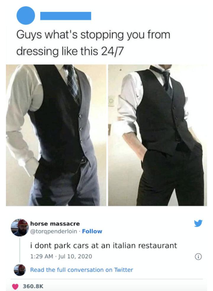 I had to sit with that reply for a second