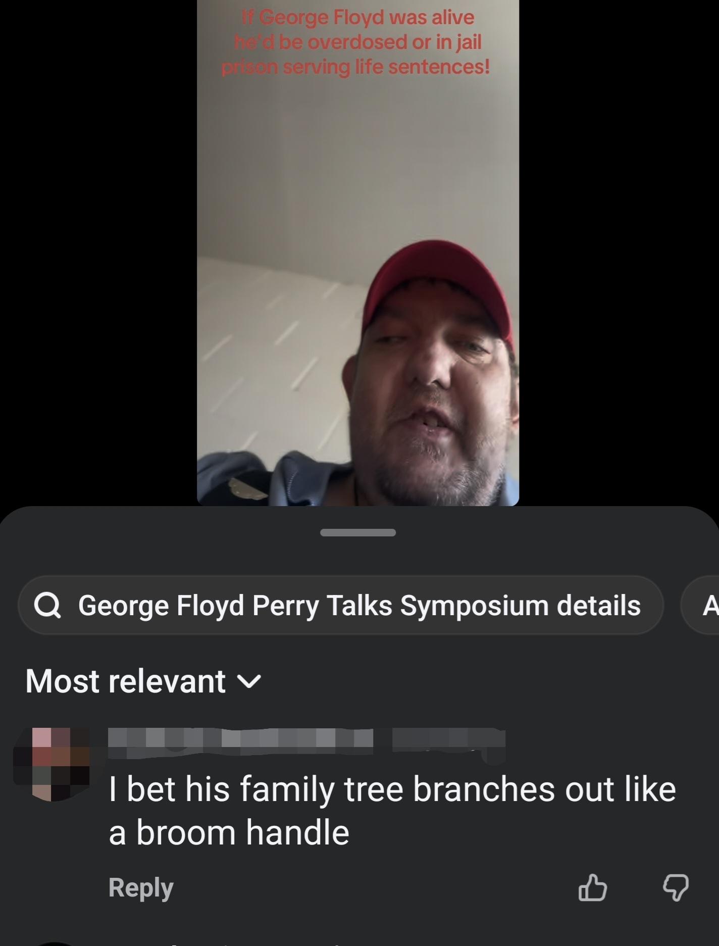 On a facebook post talking about his views on a tragedy
