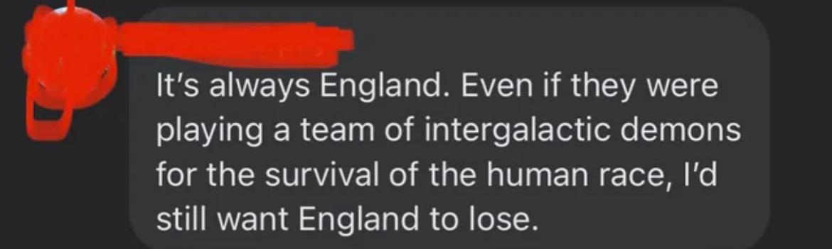 I mean England’s own fans hate them lol