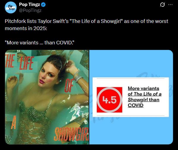 It does have more variants than COVID