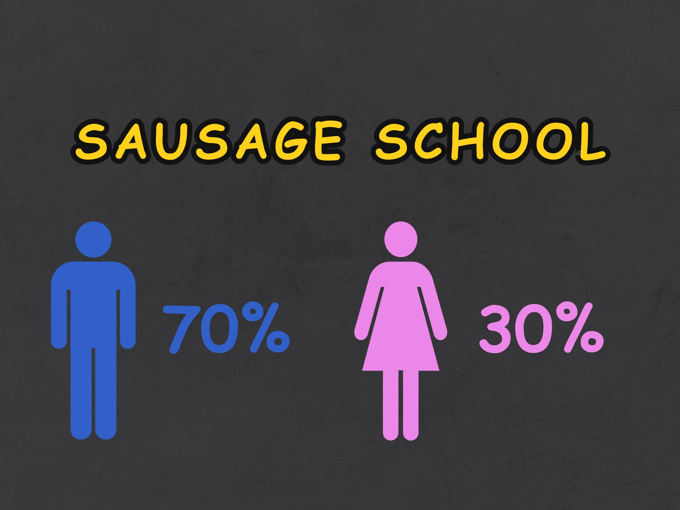 Michigan Tech called “Sausage School” by Northern Michigan hockey fans.