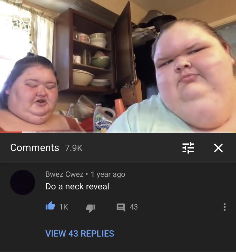 Do a neck reveal