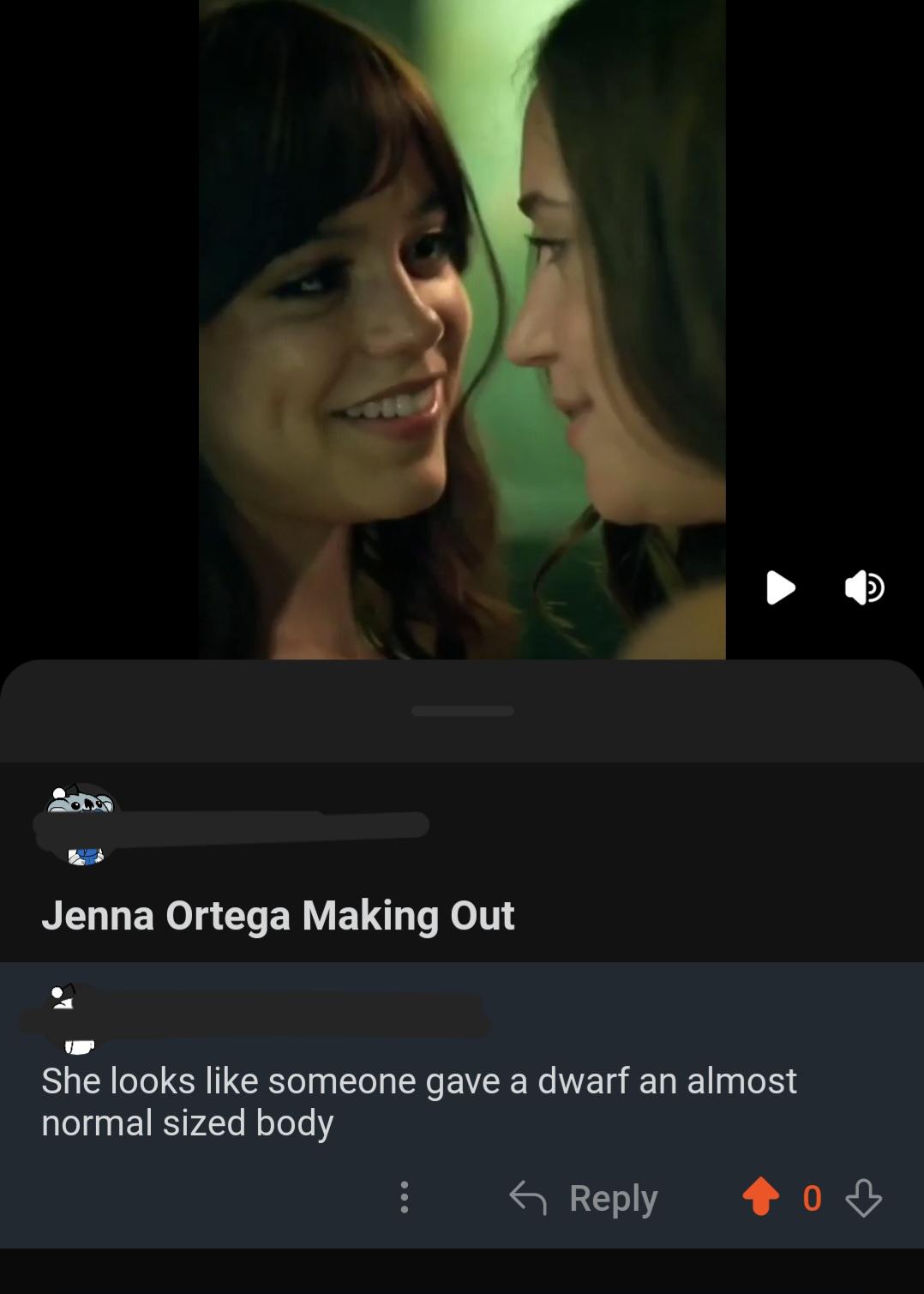 Firing shots at Jenna Ortega