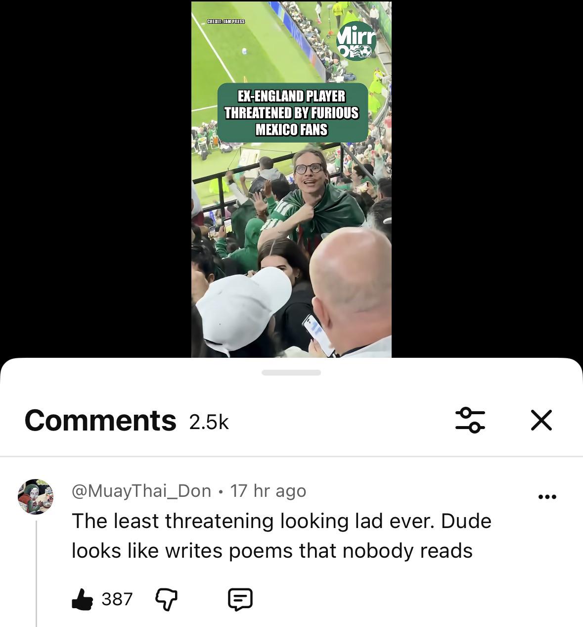 A failed tough guy and poet