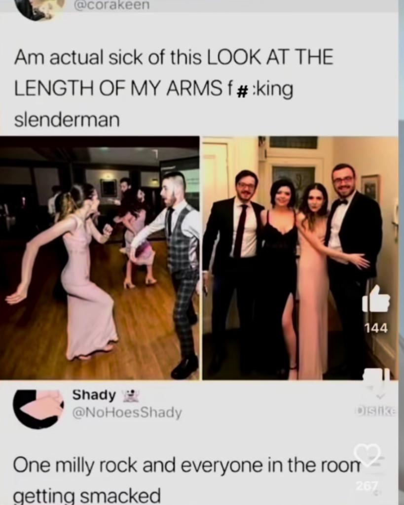 Clear the dance floor when she steps in