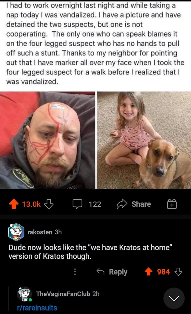 We have Kratos at home