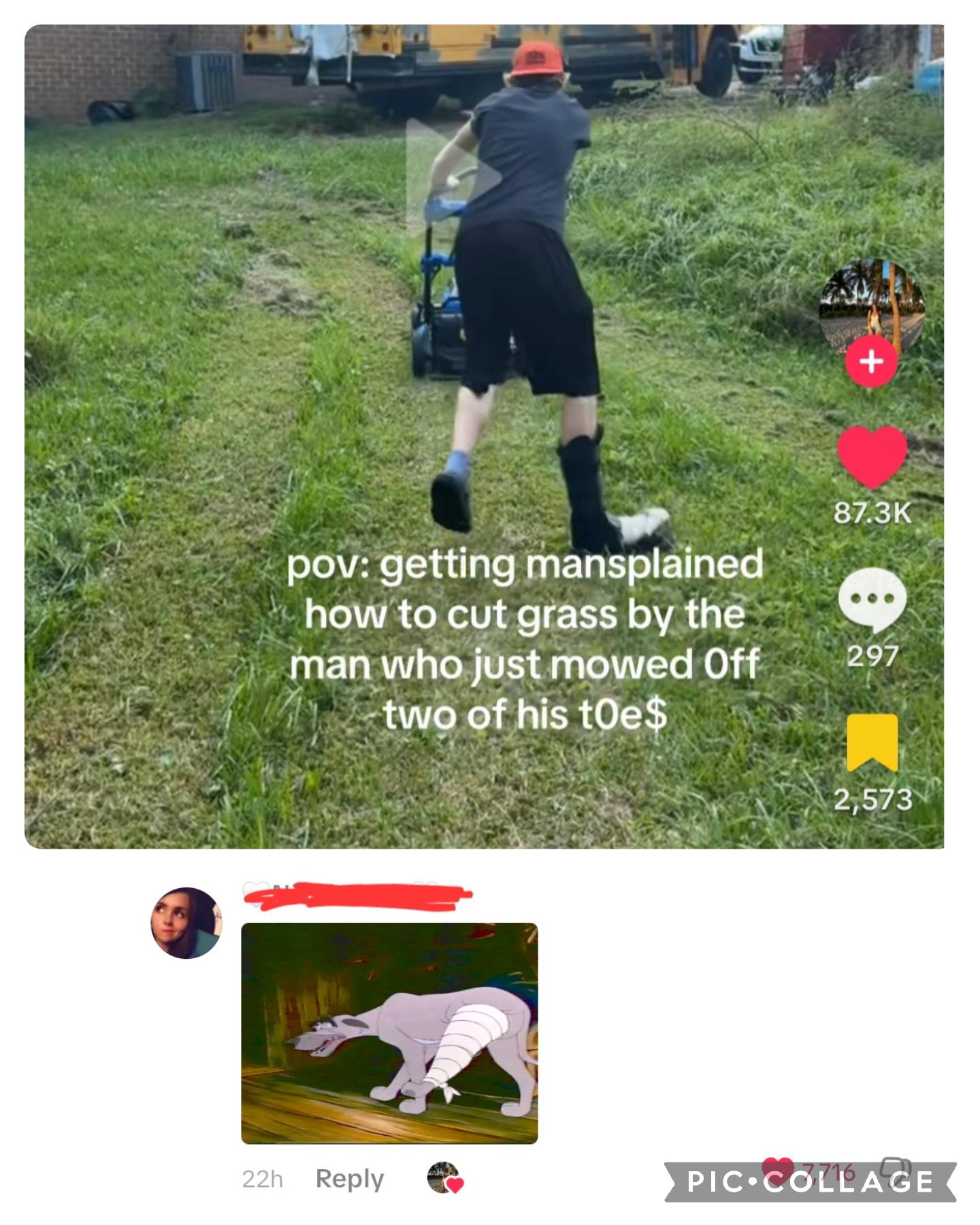 Pic comments can be spot on sometimes