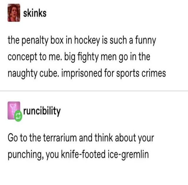 “knife footed ice-gremlin”