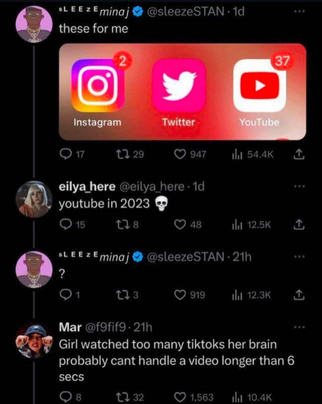 Tiktok Attention spam