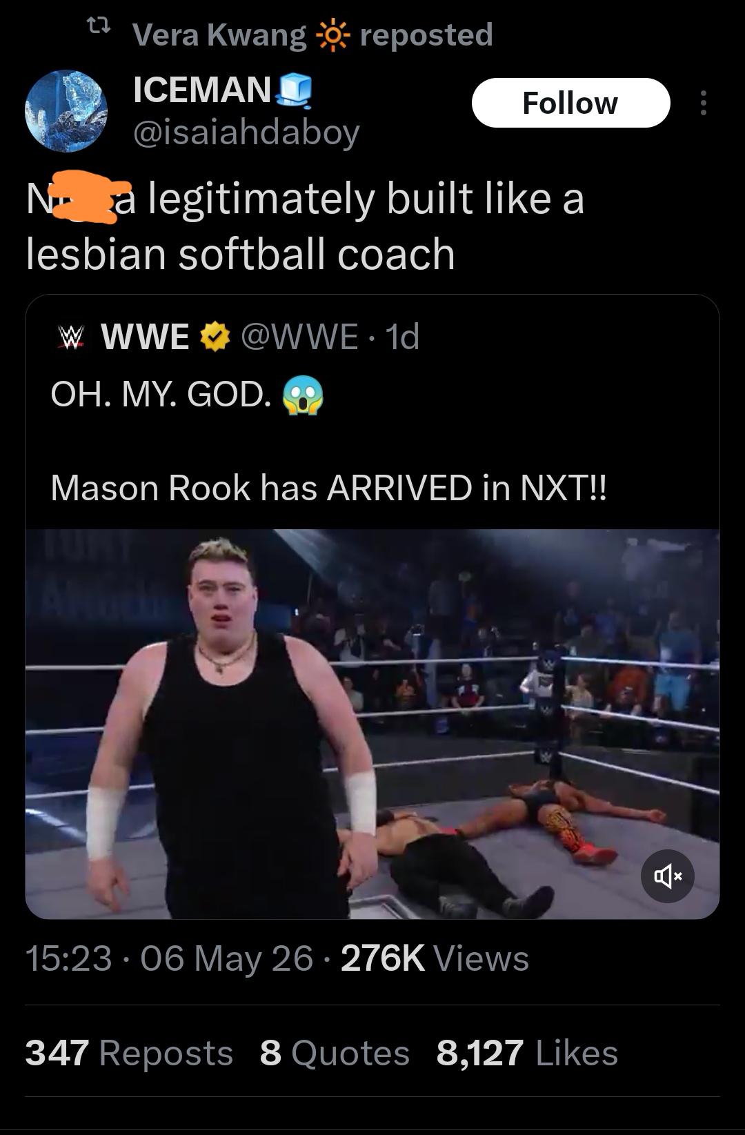 Hit him with a real dinger