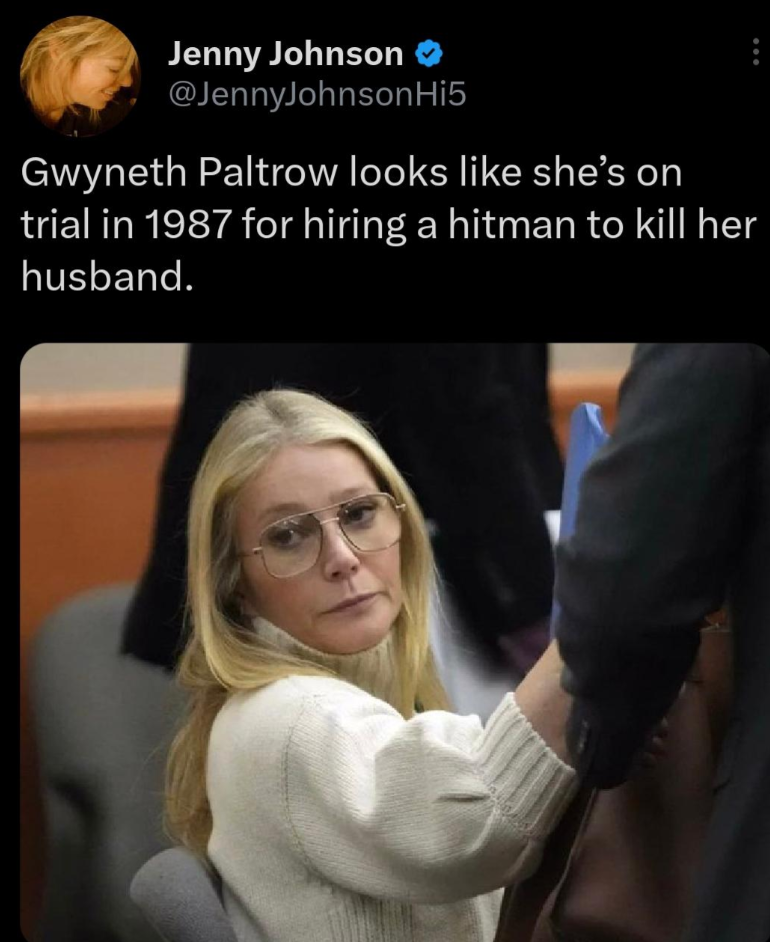 Gwyneth as the Vintage Killer