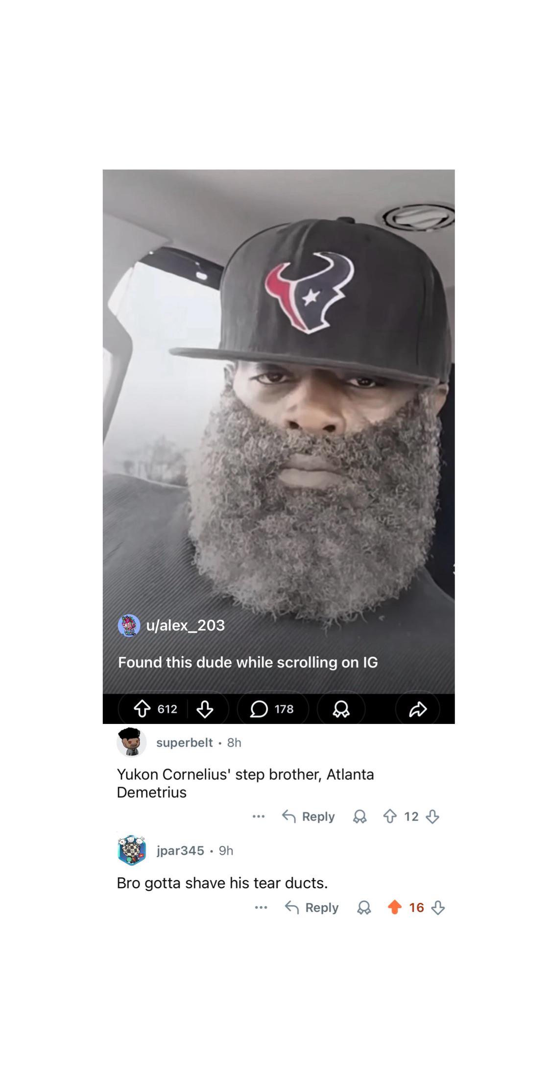 Looks like he’s standing behind it