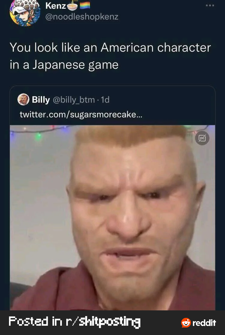 He kinda looks like he's on roids