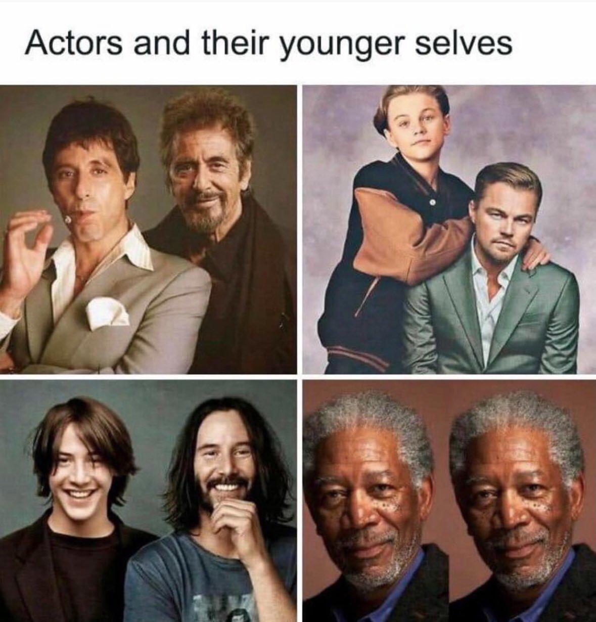 Morgan Freeman was born looking like that