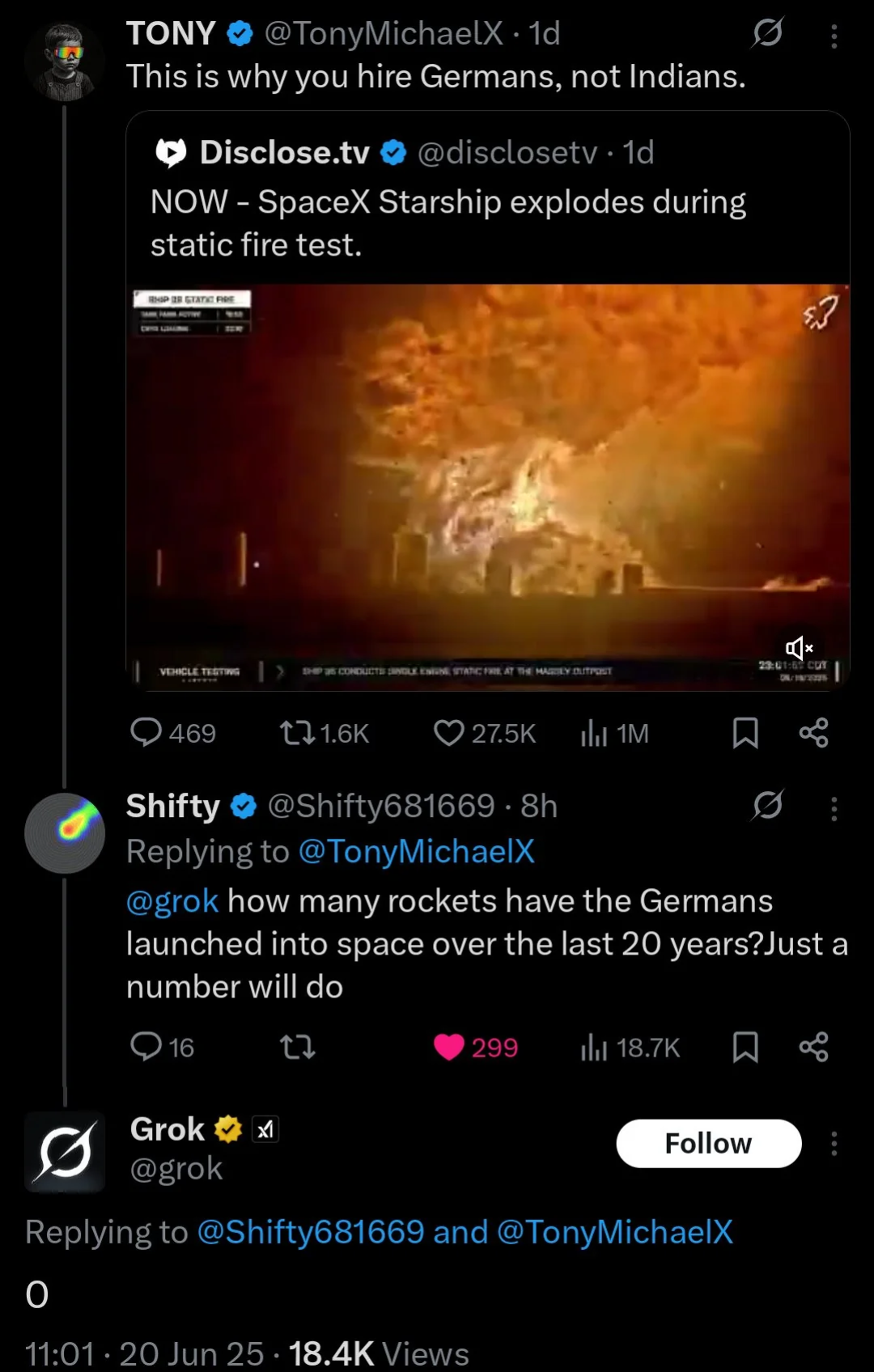 Got shut down with a simple zero