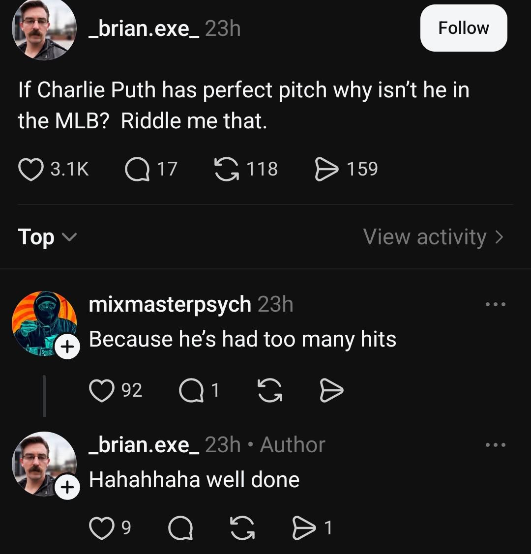 He isn't in MLB