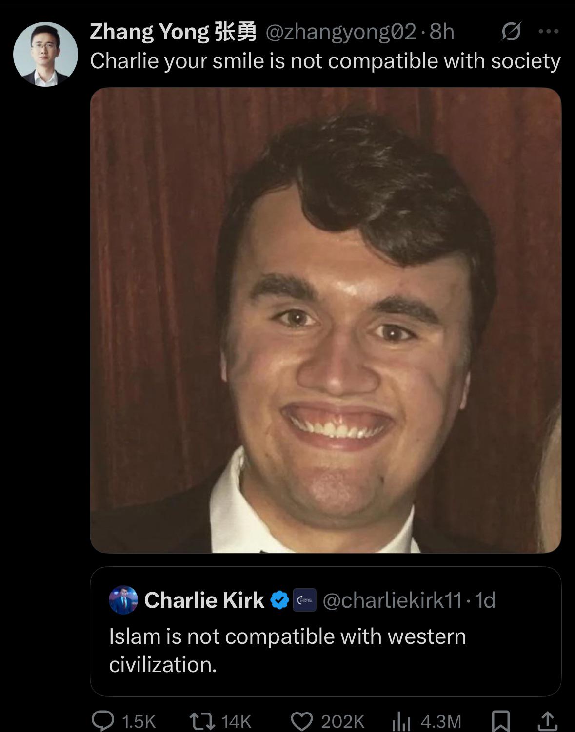 Straight out of a horror movie