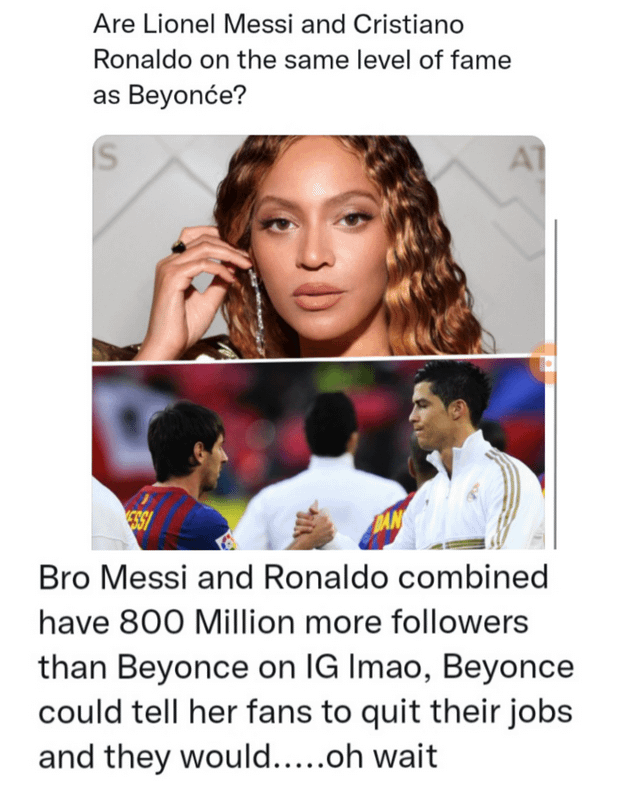 Beyonce fans are definetly Beyonce fans