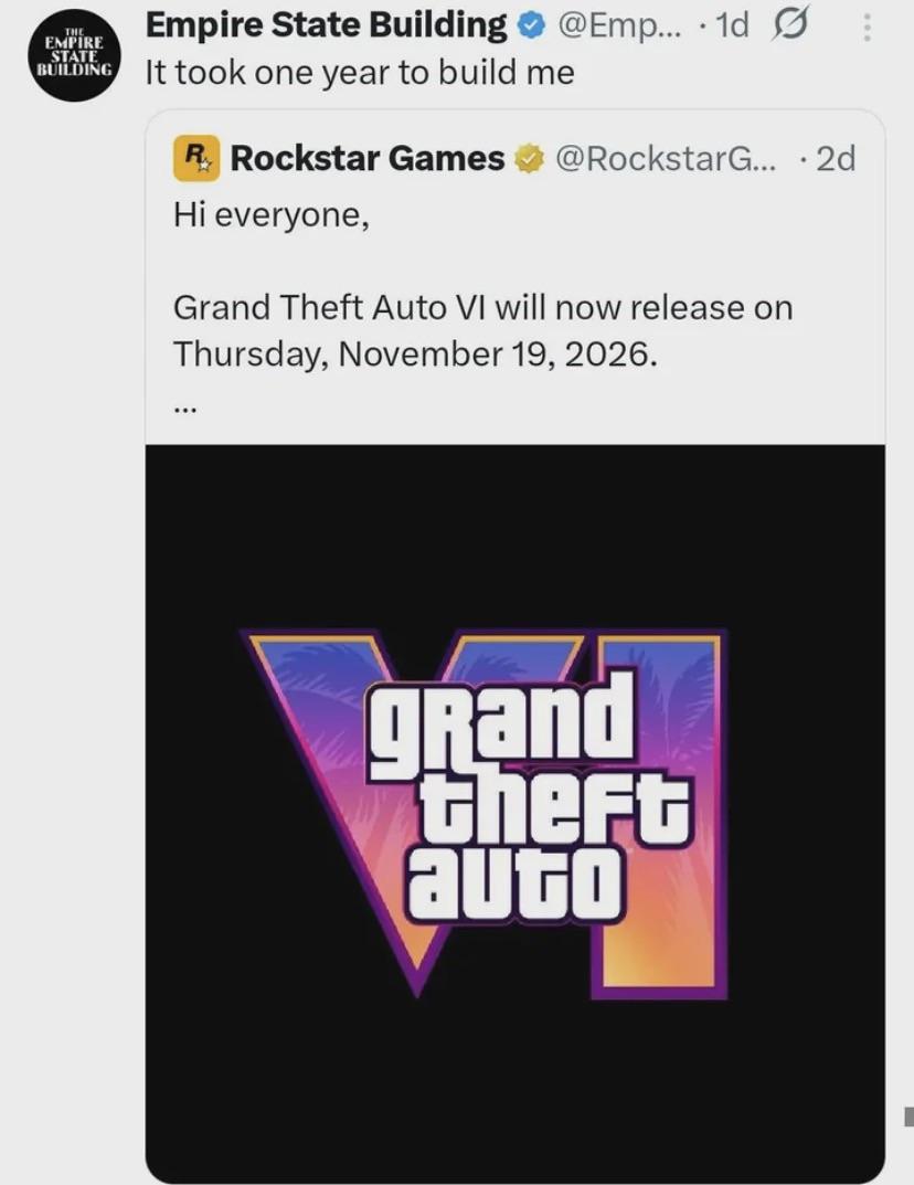 Even the Empire State Building is getting tired of this