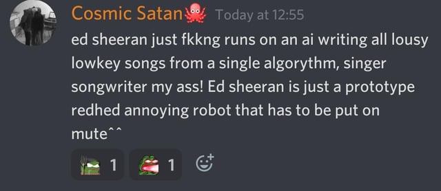 My metalhead friend's opinion on Ed Sheeran