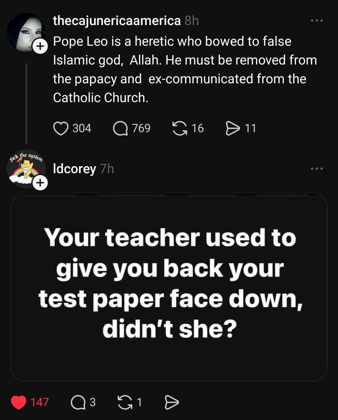 Academic level dismissal