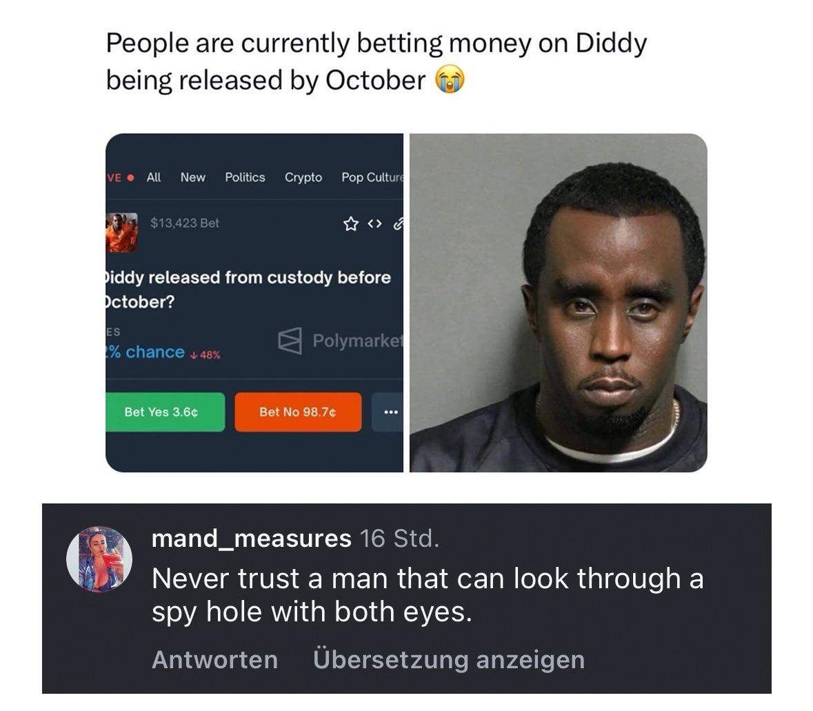 P. Diddy rare insult 👀