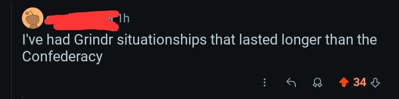 There is no heritage in the Confederacy, hookups lasted longer