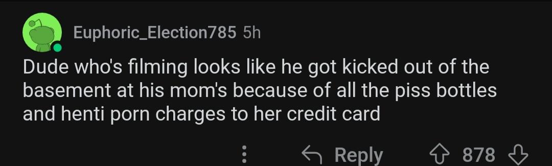 On a video of a transphobic guy harass strangers at the park.