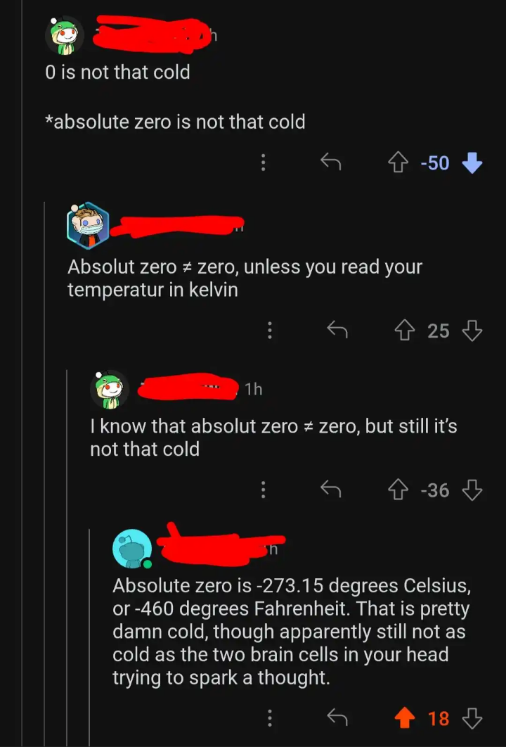 That was cold