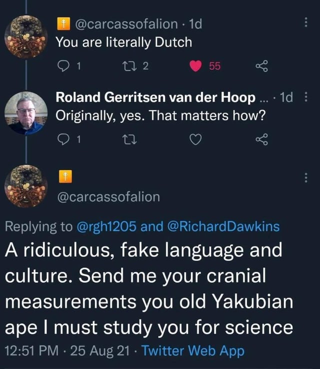 Being Dutch is a crime or something?