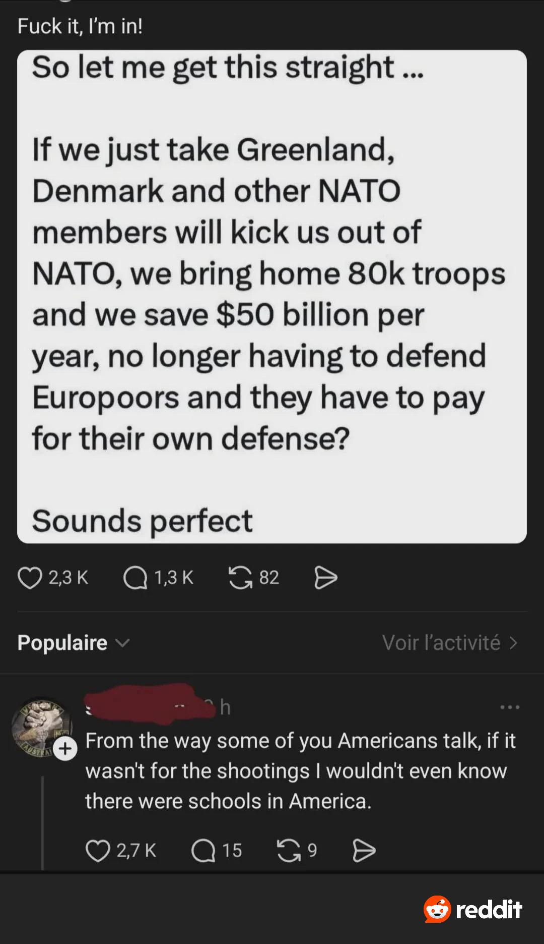 I have no words and I must scream