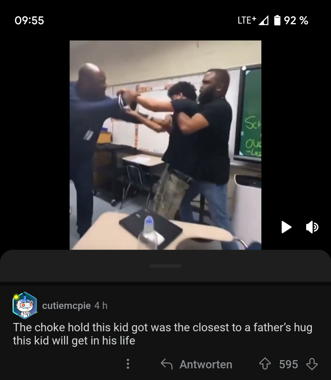 Kid Fights His teacher