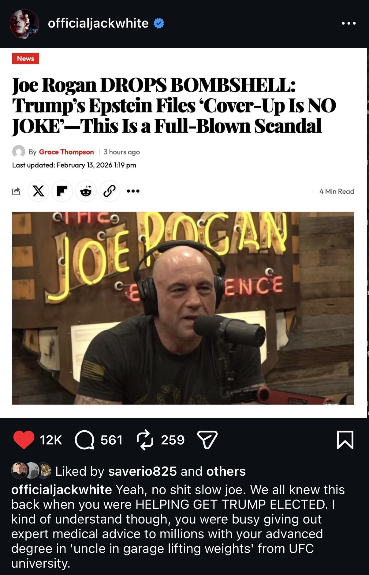 Jack White on Joe Rogan