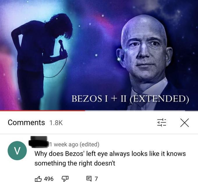 Bezos' left eye: just wait till you see what I'm buying you next