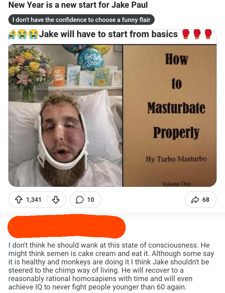 Paul Jake eating semen cake