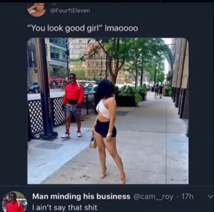 Man was minding his business