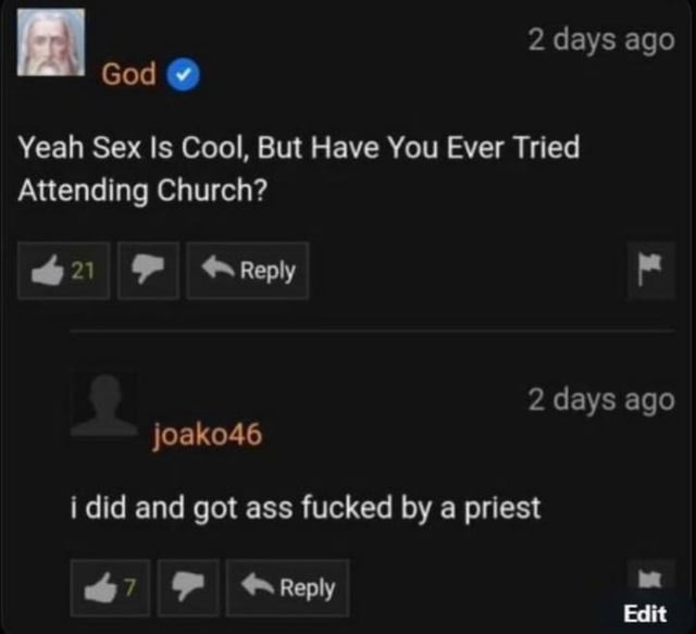 What the hell is GOD doing on PORNHUB.