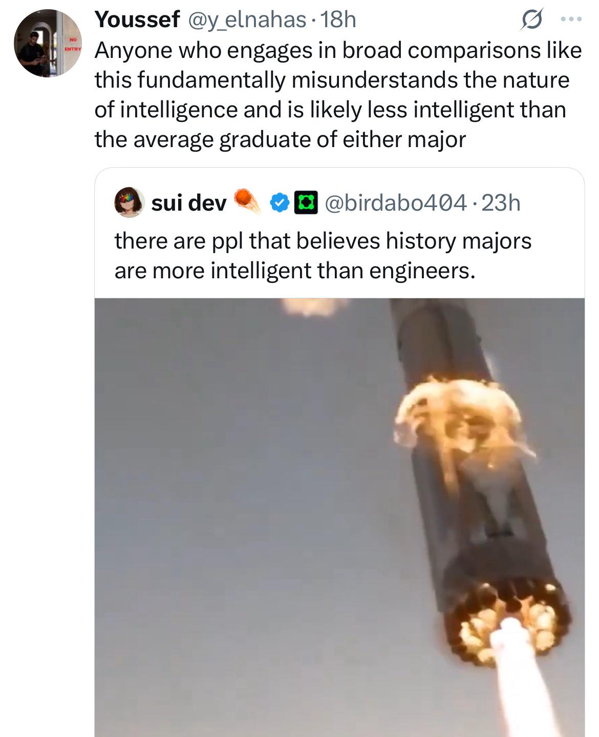 Tech bro made some comparisons