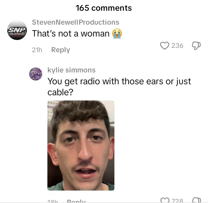 Buddy came to the wrong comment section