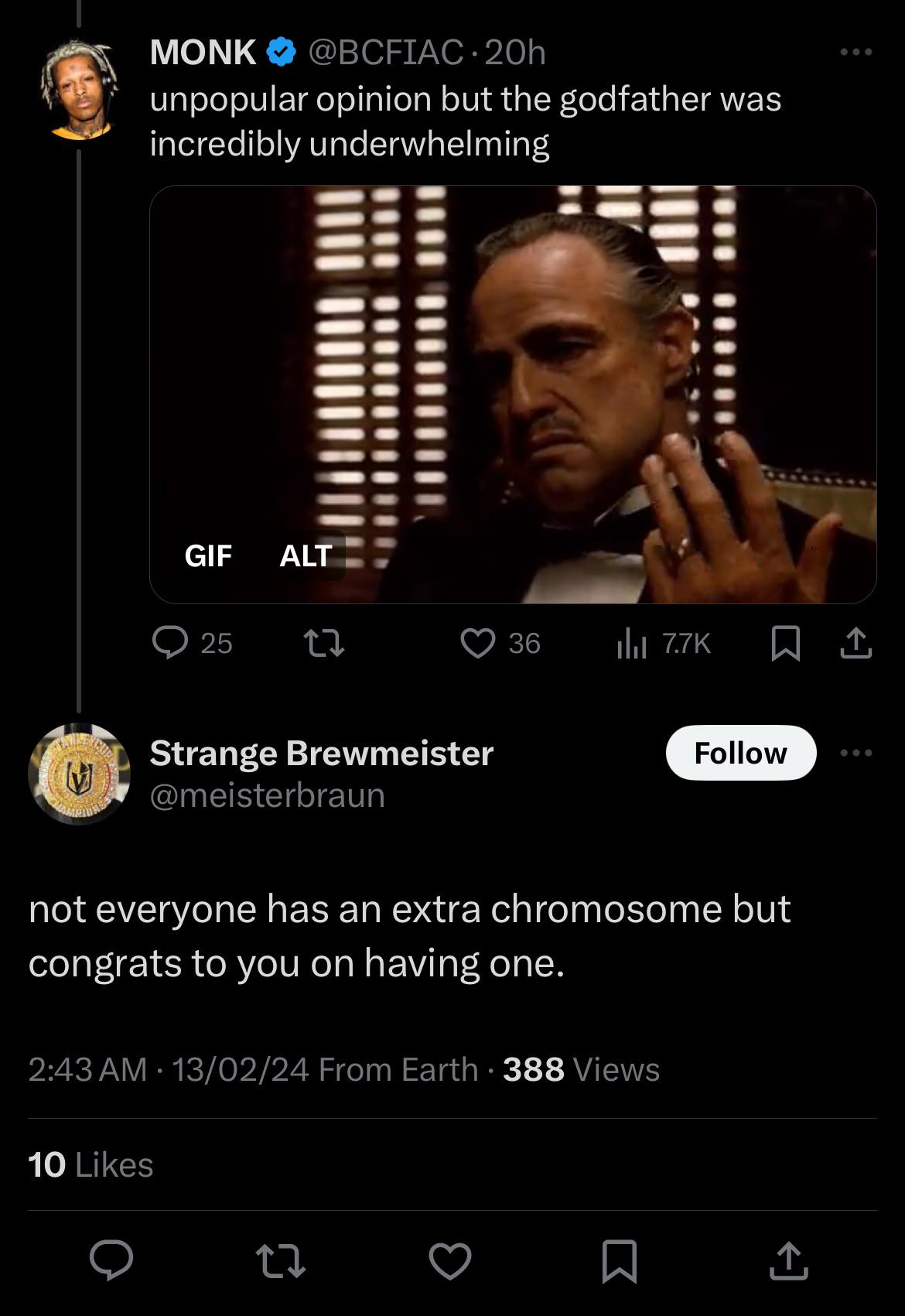 Extra chromosome ☠️